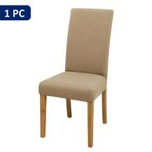 1 Stück/4 Stück/6 Stück/8 Stück/10 Stück einfarbige Stuhlbezüge aus Seidenmilch, elastische Polyester Esszimmerstuhlhussen