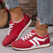 Vintage Vibes! Retro Sneakers – Classic Style Meets All-Day Comfort - Đỏ - Xem 5
