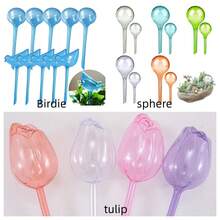 Random Automatic Plant Watering Globes, Practical Transparent/Colorful Style Self - Watering Devices For Indoor And Outdoor Plant Care Scenarios, Efficiently Keeping Plants Hydrated For Busy Gardeners And Plant Lovers Christmas Flowerpot