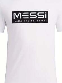 Adi Das Adult Miami Simply Messi White T-Shirt - trắng - Xem 1