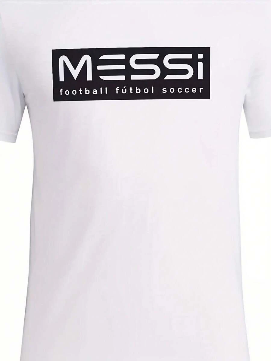 Adi Das Adult Miami Simply Messi White T-Shirt - trắng - Xem 1