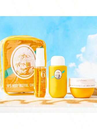 一套3件巴西旅行套装，包含香氛喷雾、空气清新剂和固体香氛，是度假必备，适用于任何场合，是婚礼、情侣约会的理想之选，也是提升气质的最佳礼物。