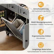 Storage Islands & Carts - Grey - View 8