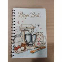 1pc Spiral Personalized Recipe Notebook, Recipe Book To Write In Your Own Recipes, Blank Recipe Book, Recipe Notebook , Family Handcraft Diary Coil Notebook,Back To School.