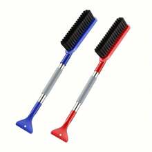 1pc Winter Multi-Function Snow Cleaning Tool – Car Snow Brush, Ice Scraper & Windshield Defroster, Heavy-Duty Vehicle Snow Removal Accessory - one-size - View 3