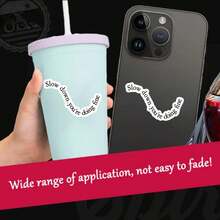 Vinilo adhesivo - Pegatina duradera y resistente a la intemperie para coches, motocicletas, SUV, ventanas, botellas de agua, portátiles - Afirmación positiva, fácil aplicación, autoadhesivo