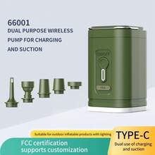 RAF Portable Vacuum Pump, Suitable For Clothes, Mattresses, Etc., Mini Electric Air Pump, Wireless Air Pump, Essential For Camping, Portable Wireless Air Compressor, Inflation/Deflation Pump, Applicable For Inflatable Pads, Air Mattresses, Inflatable Boats, Swimming Rings, Etc. - Multicolor - View 7