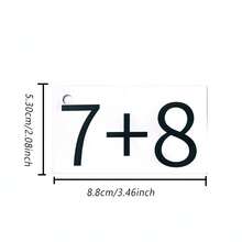 132 张儿童加减法数学卡片：早期学习计数、乘法和除法练习，提高心算技能 - 完美的学校用品或节日礼物（3 岁以上）、课堂活动、算术练习、教育抽认卡、互动学习、高质量印刷、儿童安全材料、计数抽认卡、幼儿园学生、家庭学校用品 - 彩色 - 查看 4