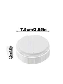 1/6 件适用于厨房燕麦粉和袋装食品：防潮保鲜密封盖，带双开口分配嘴和密封夹 - 彩色 - 查看 3