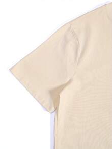 Cotton Men's Anime T-Shirt – Stylish & Unique Design For Otaku Fans, Premium Quality Graphic Tee With Bold Artwork, Perfect For Geek Culture Lovers, Fashionable Streetwear With Flair, Immersive Anime World Vibes, Cool Groove Look For Anime Enthusiasts, Classic And Respectful Style, Ideal Gift For Manga Fanboys,  Fit For Casual Wear - Màu be - Xem 2