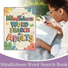 Coleção de Caça-Palavras Mindful para Adultos - Uma Jornada Tranquilizante através de Quebra-Cabeças Intrincados, Designs de Mandala Floral e Envolvimento Cognitivo Relaxante, Outono. Papelaria, Material Escolar, Desenho e Pintura, Halloween, Natal