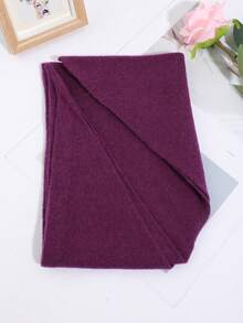 1pc Women's Fashion Simple Casual Solid Color Triangular Scarf/Headscarf, Suitable For Daily Outing And Party Matching