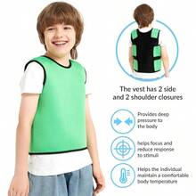 Sensory Comprion Vest For Deep Prure Vest For Autism Hyperactivity Mood Procing Disorders