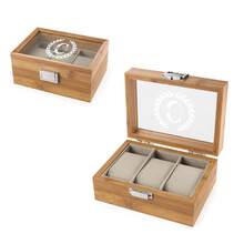 1pc Personalized Vintage Watch Storage Box, Groom's Gift, Men's Customized Watch Box, Men's Accessory Storage Box, Large Capacity Optional -2/3/10/11 Compartments, Personalized Men's Valentine's Day, Father's Day, Christmas, Birthday Gift, Husband's Anniversary Gift, Boyfriend, Graduation Gift,Elegant Living,Artful Living - Multicolor - View 12