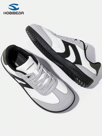 HOBIBEAR Zapatillas casuales para mujer de talla grande, zapatos escolares para estudiantes, zapatos deportivos cómodos con cordones y suela plana de moda en beige