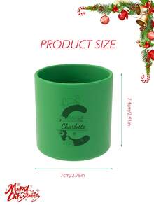 1pc Personalized Customization Name Pattern Silicone Baby Cup Print On Demand Solid Color Baby Tableware Portable Baby Cups Custom Water Bottle