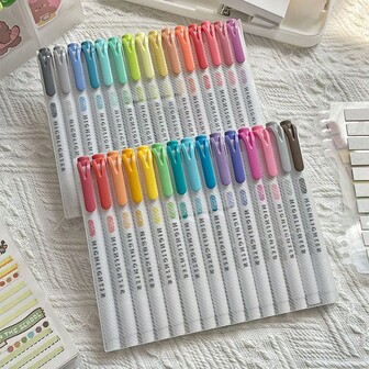 Akrylpennor för barns konstmålning, vattentäta och snabbtorkande, perfekta för studentgraffiti, Souptoys