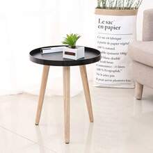 A Small Coffee Table, Modern And Stylish Small Coffee Table, Living Room Bedroom Sofa Side Table, Bedside Small Table, Solid Wood Coffee Table - 043H Coffee Table - View 2