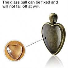 Yitaocity 30Pcs Pendant Trays 5 Styles Heart Round Square Teardrop Oval Blank Bezels Pendant Trays With 30Pcs Silicone Resin Mold +20 Pcs Necklace Cord For Crafting DIY Jewelry Making