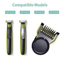 Adjustable Guards Combs For One Blade QP2520 QP2630 QP2724 QP2834 Electric Shaver 14 Length Adjustable Kit - Green - View 5