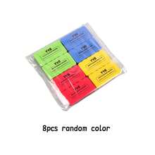 彩色磁性海绵白板擦（吸附收纳更方便）增强清洁效率：强磁辅助更清洁，擦拭无残留，办公用品，学校用品，教师用品，返校，教学策略 - 彩色 - 查看 9