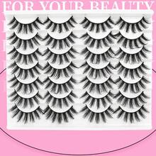 14 pares de cílios D Curl, cílios grossos e volumosos, cílios finos e alargados, efeito olho de gato, cílios postiços estilo mangá