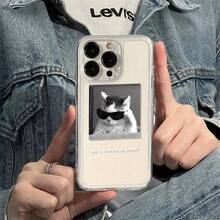Funda creativa para teléfono, diseño elegante - Protector de teléfono premium de TPU suave resistente a impactos para iPhone 17, 16, 15, 14, 13, 12, 11 Pro Max, 14 Plus, 12 Mini, X, XS Max, XR, 8, 7 Plus, funda suave a prueba de golpes para chicas y mujeres - 1 pieza - Ver 4