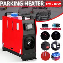 12V 8KW Diesel Air Heater,8000W Parking Heater Kit With Remote Muffler And LCD Display For RV Fast Heating,RV Trucks, Car Trailers, Boats, Buses - Red - View 1