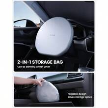 Parasol para Auto Parabrisas u2013 Sol de 4 Capas 240T y Parabrisas Reflectante, Fcil de Instalar, Plegable, 64x34 Cubre Sol para Auto, Parasol Automovil para Medium Sedan, SUV - 64" x 34" - Ver 5