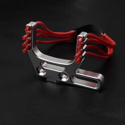 1 قطعة رأس عقدة الفراشة للرماية بالمقلاع للصيد في الهواء الطلق، رأس عقدة الفراشة من سبيكة الألومنيوم 8 خيوط، معدات مقلاع للصيد في الهواء الطلق