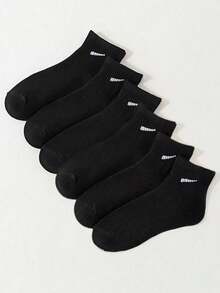 15 perechi de șosete clasice respirabile pentru bărbați, culori solide, până la gleznă, potrivite pentru purtare zilnică în toate anotimpurile (Modelul de pe șosete este țesut, nu brodat sau imprimat. Pot exista unele diferențe între produsul real și imagine, cum ar fi modele diagonale, ceea ce este un fenomen normal.) (Disponibil în 1/3/5/9/10/15/20/30/50/90/150 de perechi)