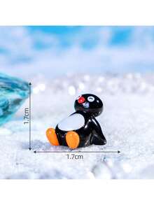 5pcs/Set Miniature Penguin Statue, Cute Small Penguin Decorations, Resin Animal Figurines, Suitable For Decorating Garden, Outdoor Space, Potted Plants, Aquarium, Home And Car, DIY Accessories, Great As Small Gifts - Multicolor - View 10