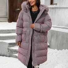2025 Winter New Outdoor Fashion Warm Windproof Elegant Plus Size Women Jacket - Pink - View 9