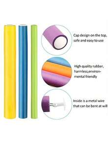 10/40 pezzi Set di bigodini senza calore, bigodini flessibili, bigodini in schiuma senza calore, adatti per capelli lunghi/medi/corti, da usare durante il sonno, colori casuali, bigodini, ricci senza calore, bigodini, prodotti e accessori per capelli per salone di barbiere, onde senza calore, articoli da viaggio essenziali, articoli da viaggio essenziali, acconciatura, parrucchiere, capelli ricci, bigodini, bigodini, ricci senza calore, ricci senza calore, bigodini, bigodini, ricci, bigodini per capelli, strumenti per capelli ricci, bigodini, bigodino, diffusore per ricci, capelli, viaggio, prodotti per capelli, strumenti per capelli, accessori per capelli, barbiere, accessori per barbiere, barbiere, attrezzatura per parrucchiere