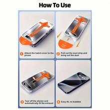 3 bucăți de protecție ecran din sticlă securizată HD transparentă cu kit de instalare, kit de auto-aliniere compatibil cu iPhone 17 Pro Max/17 Air/16 Pro Max/16 Pro/16 Plus/16E/16/15 Pro Max/14 Pro Max/13 Pro Max/12/11/Xs Max/XS/XR, acoperire completă, anti-amprente