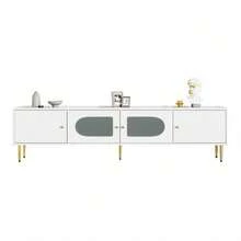 Television Stands & Entertainment Centers - White + Chipboard + 70-79 Inches - View 10