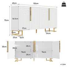 Storage Cabinets - White - View 5