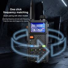 宝峰UV5RH Pro Max对讲机，15瓦，6频段，无线频率替换，999个频道，USB收发器，业余无线电，50公里 - 5RH - 查看 4