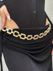 1pc Women's Christmas Element Belt - Fashionable Design Christmas Gift, Perfectly Matches Holiday Outfits And Daily Wear, Christmas Decoration - Multicolor - View 2