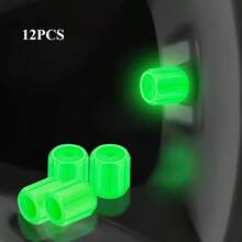4/8/12 Pieces Of Luminous Tire Valve Covers, Fashionable Decorative Accessories, Enhance Night Visibility, Suitable For Decorating Car, Bicycle, And Motorcycle Accessories,Improve Pedestrian Recognition Rate And Enhance Nighttime Visibility - Một cỡ - Xem 18
