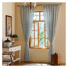 Floral Curtains 96 Inches, Tassel Drapes 2 Panels, Semi Sheer Window Curtains For Bedroom & Living Room, Boho Flower Window Treatments, Rod Pocket - 多色187 - 查看 3