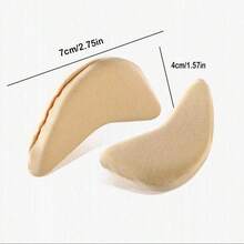 2pcs Women's Sponge Forefoot Inserts To Relieve Pain, Reduce Shoe Size And Enhance Fit, Comfort And Protection For High-Heeled Shoes,Shoes And Boots Accessories Insulation,Galentines,Puppy,Carnival,Party Decorations,Shoe,Spring Summer Picks,Brides Maid Gifts,Room,Bedroom Decor,Beach,Travel,For Men,For Women,Vacation,Cute Stuff,Mother's Day Gift,Bedroom Decor,Garden,Kitchen Decor,Summer,Beach,Travel Essentials,Room Decor,Squishy,Graduation - 黑色2件 - 查看 3
