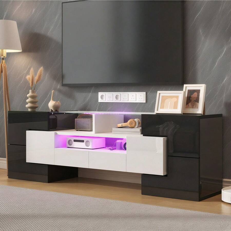 Television Stands & Entertainment Centers - Black - View 1