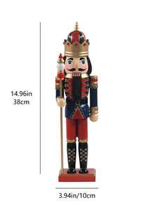 35cm/14.17in Nutcracker Puppet Decoration, Green Body With Stripes, White Feet, Cake Head Gingerbread Chef Wooden Crafts, Holiday Supplies, Santa Claus With Red Body And Green Feet, Tea Cup Head Gingerbread Chef, White Body Cake Head Gingerbread Chef, Light Brown Gingerbread House Chef, Series Puppet, 35CM Nutcracker Gingerbread Man, Wooden Craft Holiday Supplies Best Gifts Birthday Home Decor Christmas Decorations Room Decor Christmas Winter Christmas Decorations Home Christmas Gifts Christmas Decor