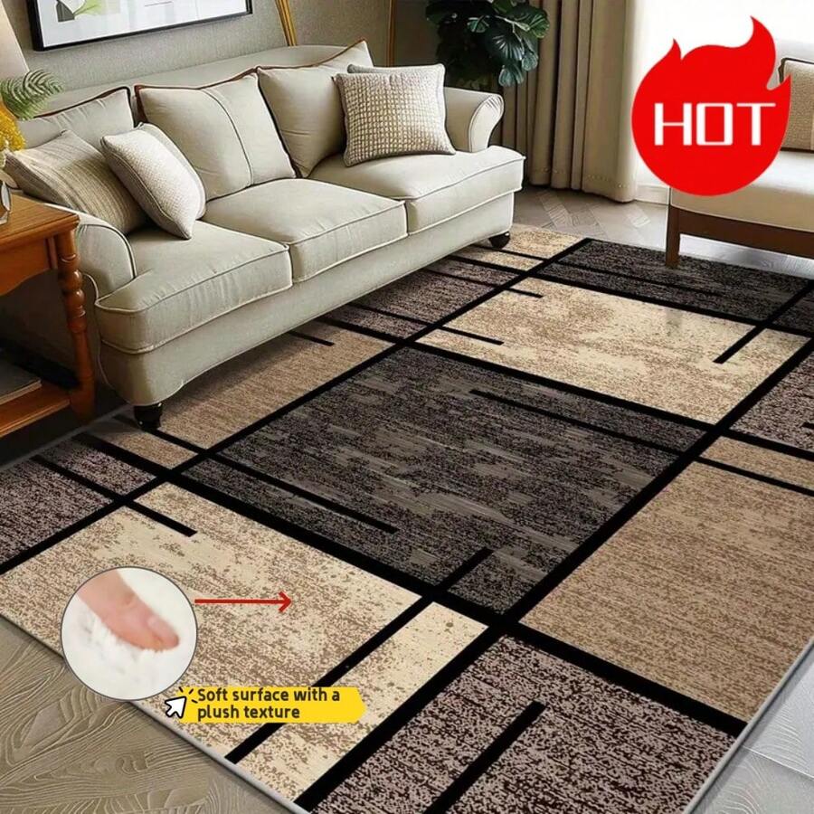 Esta alfombra recién actualizada cuenta con una especificación de alta densidad de 950g/㎡, con una superficie gruesa y esponjosa que mejora significativamente la comodidad bajo los pies. Tiene una excelente solidez del color y resistencia al desgaste, y las partículas antideslizantes reforzadas en la parte inferior mejoran la tracción, asegurando que la alfombra se mantenga firmemente en su lugar. Decoración de baño - De primera calidad - Ver 1