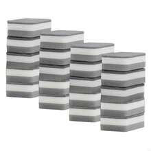 2025 Nuevo limpiador de esponja reutilizable gris y blanco, herramienta de fuerte fregado para la limpieza de la cocina