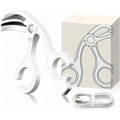 Rizador de Pestaas con Calefaccin Elctrico, Enchinador de Pestaas de Doble Uso Fro/Calor, Eyelash curler, Sin Bordes, Calentamiento Rpido con Calor de 65 C y para Todas las Pestaas