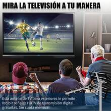 Antena Hd Exterior 12 Elementos Hd Tv 10m Cable Link Bits Blanco - Blanco - Ver 9