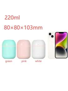 220ml Small Low Noise Humidifier - USB Powered, Suitable For Bedroom & Bathroom, Air Purifier, Essential Oil Diffuser - Multicolor - View 6