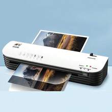 Laminator, Photo Sealer, Sealing Machine, Quick Start Laminator, Small Home Laminator, Photo Laminator, Office Plastic Sealer, Document Photo Gluer, Film Compatible, Easy To Operate, Home Use, Commercial Use - Black and White-220V - View 3